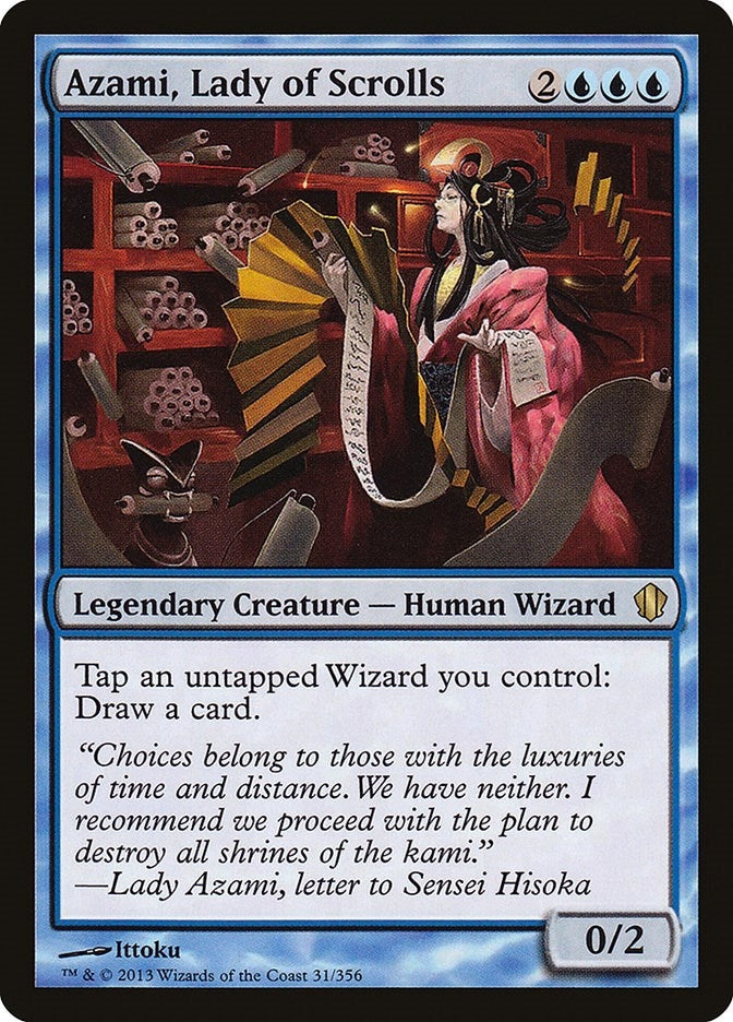 Image for Azami, Lady of Scrolls (31) [Commander 2013] - Magic: The Gathering