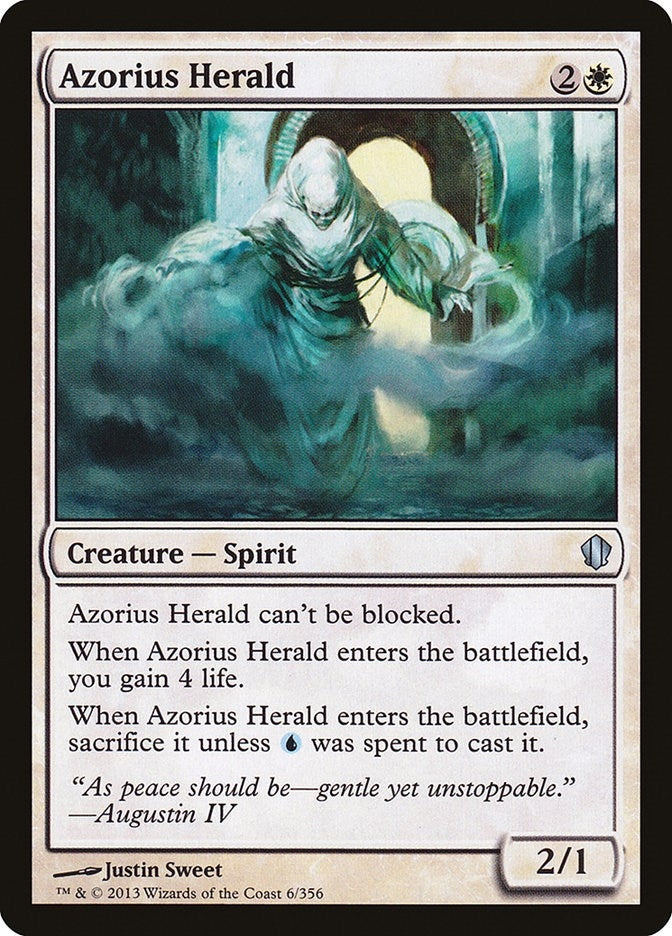 Image for Azorius Herald (6) [Commander 2013] - Magic: The Gathering