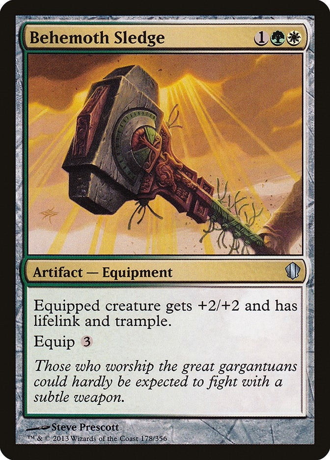 Image for Behemoth Sledge (178) [Commander 2013] - Magic: The Gathering