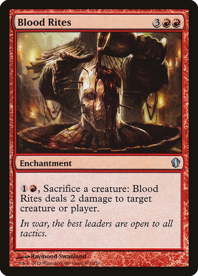 Image for Blood Rites (101) [Commander 2013] - Magic: The Gathering