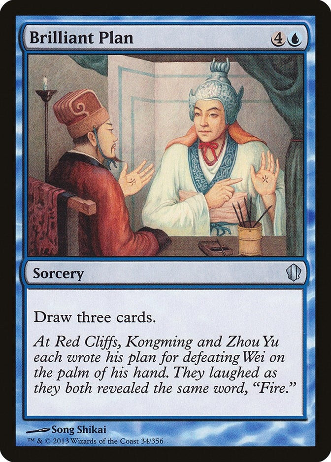 Image for Brilliant Plan (34) [Commander 2013] - Magic: The Gathering