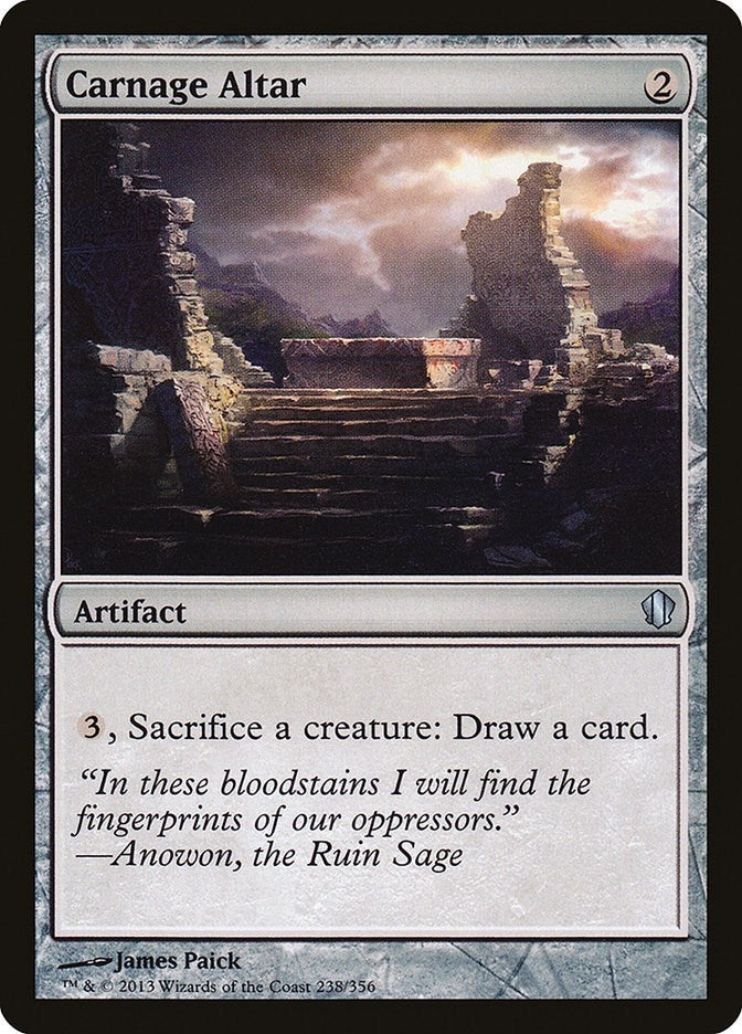 Image for Carnage Altar (238) [Commander 2013] - Magic: The Gathering