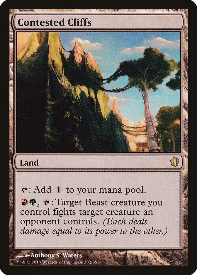 Image for Contested Cliffs (282) [Commander 2013] - Magic: The Gathering