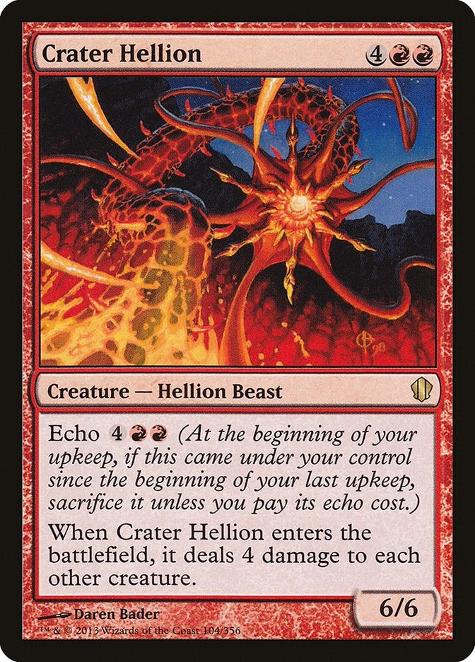 Image for Crater Hellion (104) [Commander 2013] - Magic: The Gathering