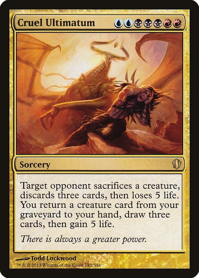 Image for Cruel Ultimatum (182) [Commander 2013] - Magic: The Gathering