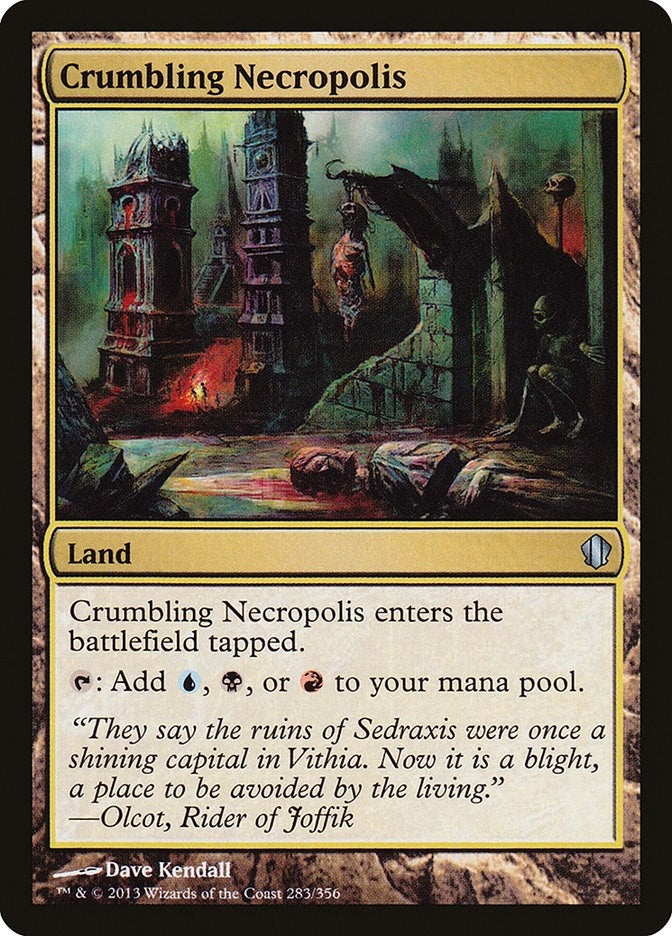 Image for Crumbling Necropolis (283) [Commander 2013] - Magic: The Gathering