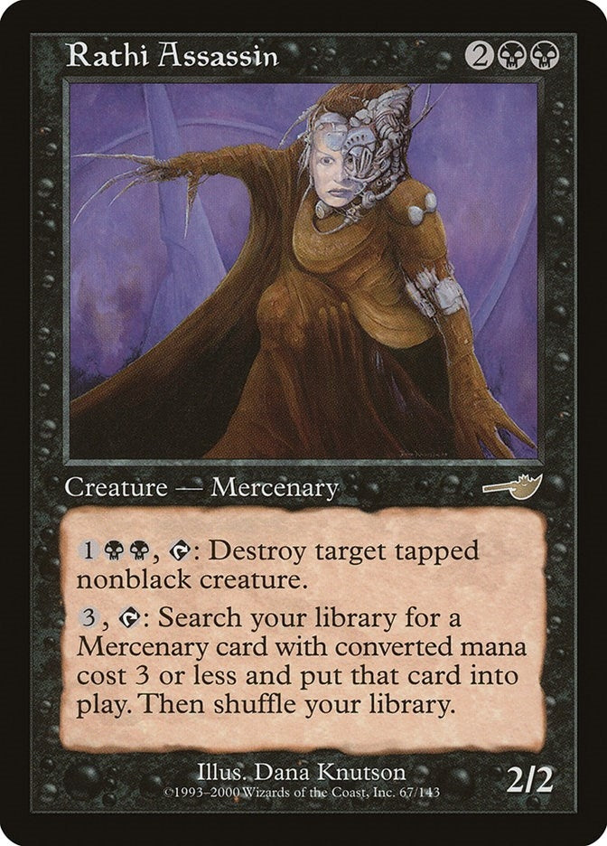 Image for Rathi Assassin (67) [Nemesis] - Magic: The Gathering