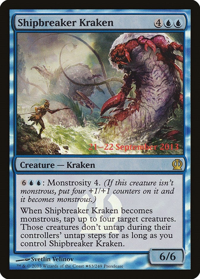 Image for Shipbreaker Kraken (63) [Prerelease Cards] - Magic: The Gathering