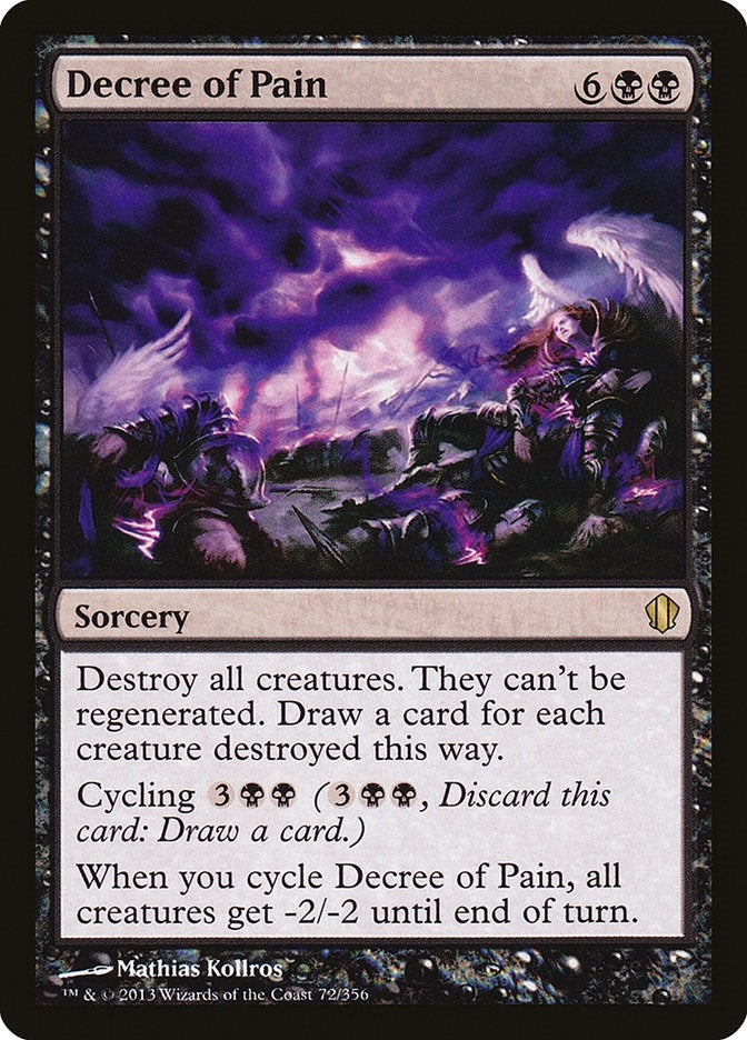 Image for Decree of Pain (72) [Commander 2013] - Magic: The Gathering