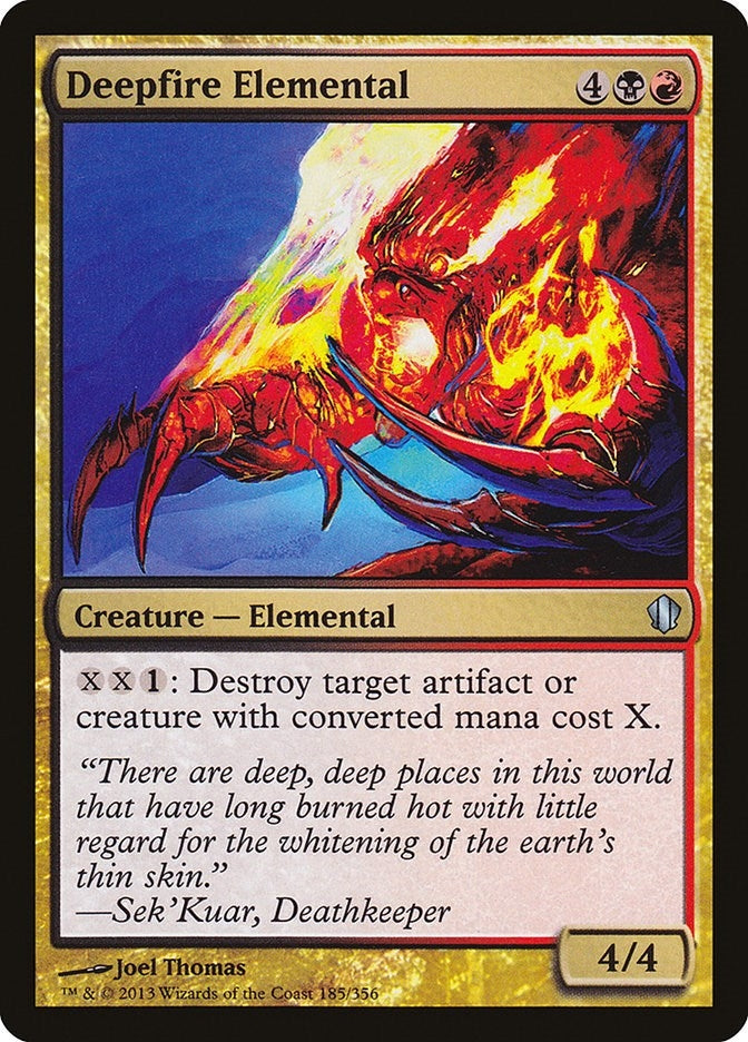 Image for Deepfire Elemental (185) [Commander 2013] - Magic: The Gathering