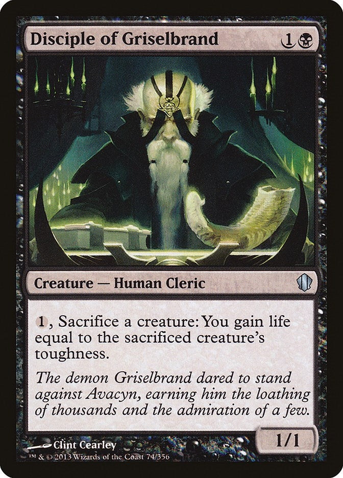 Image for Disciple of Griselbrand (74) [Commander 2013] - Magic: The Gathering