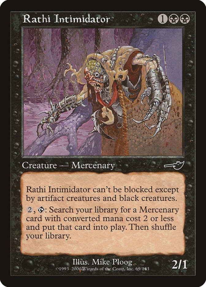 Image for Rathi Intimidator (69) [Nemesis] - Magic: The Gathering