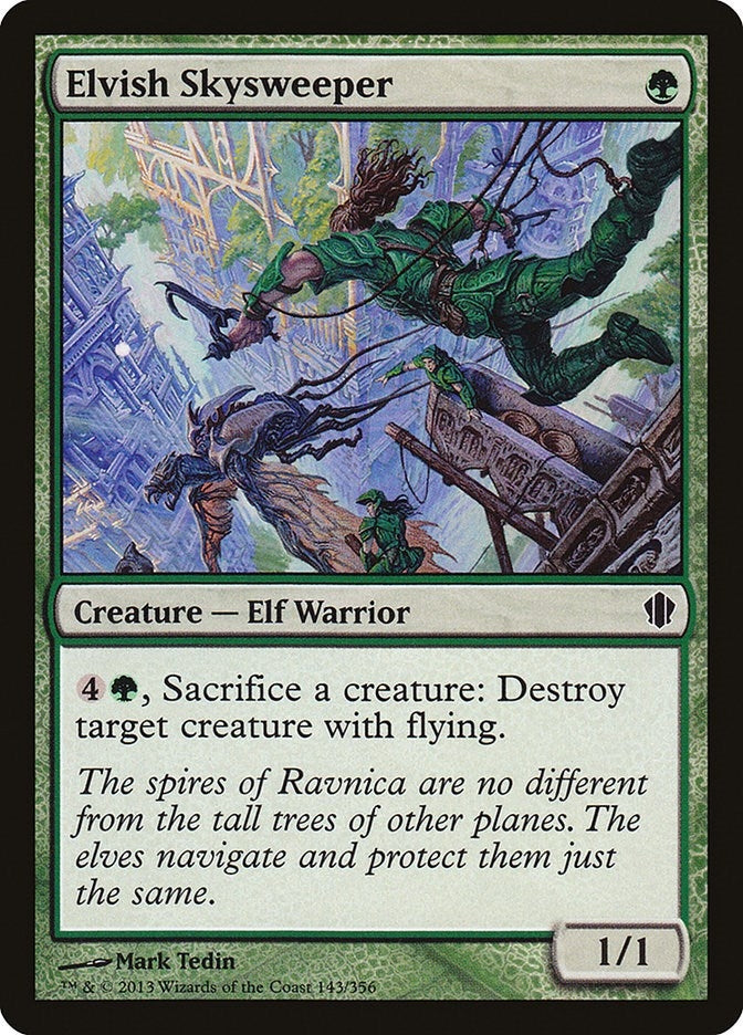Image for Elvish Skysweeper (143) [Commander 2013] - Magic: The Gathering