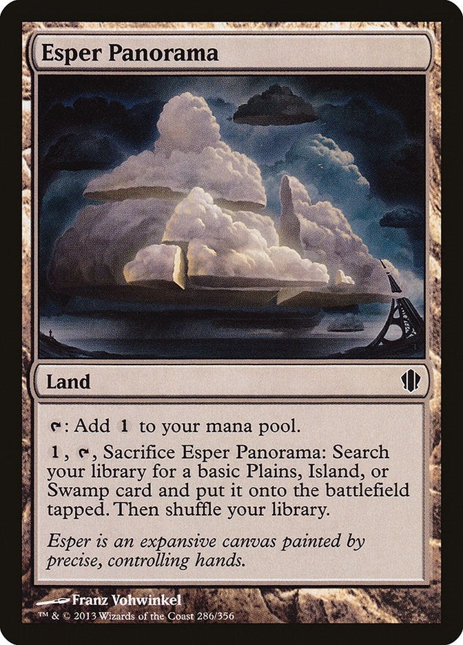 Image for Esper Panorama (286) [Commander 2013] - Magic: The Gathering