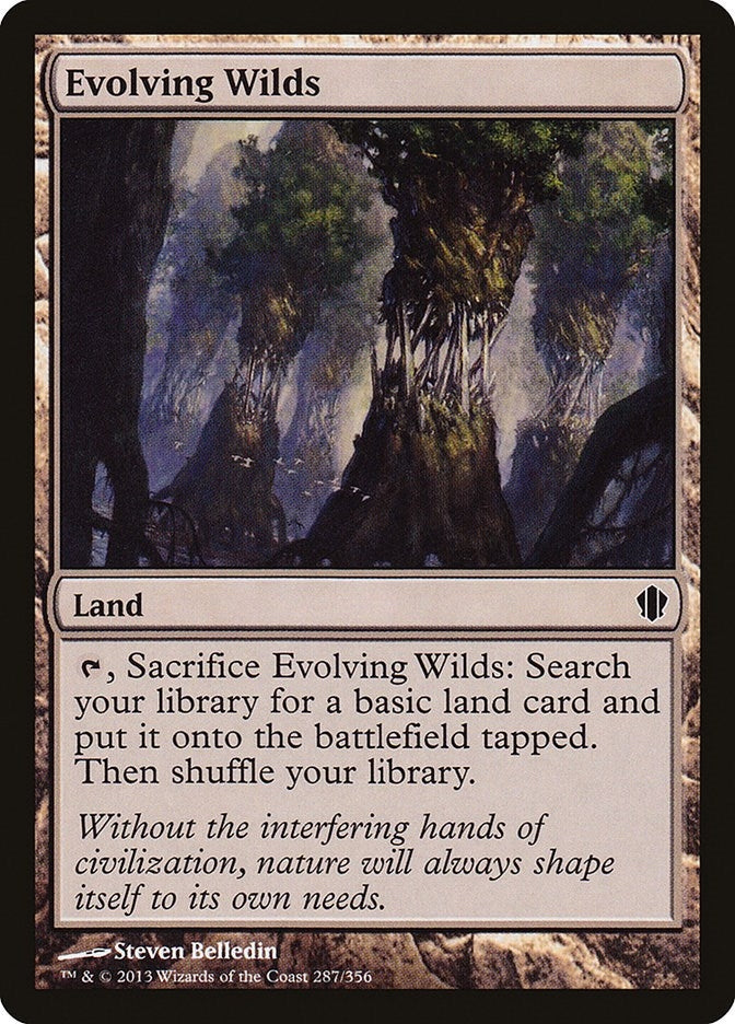 Image for Evolving Wilds (287) [Commander 2013] - Magic: The Gathering