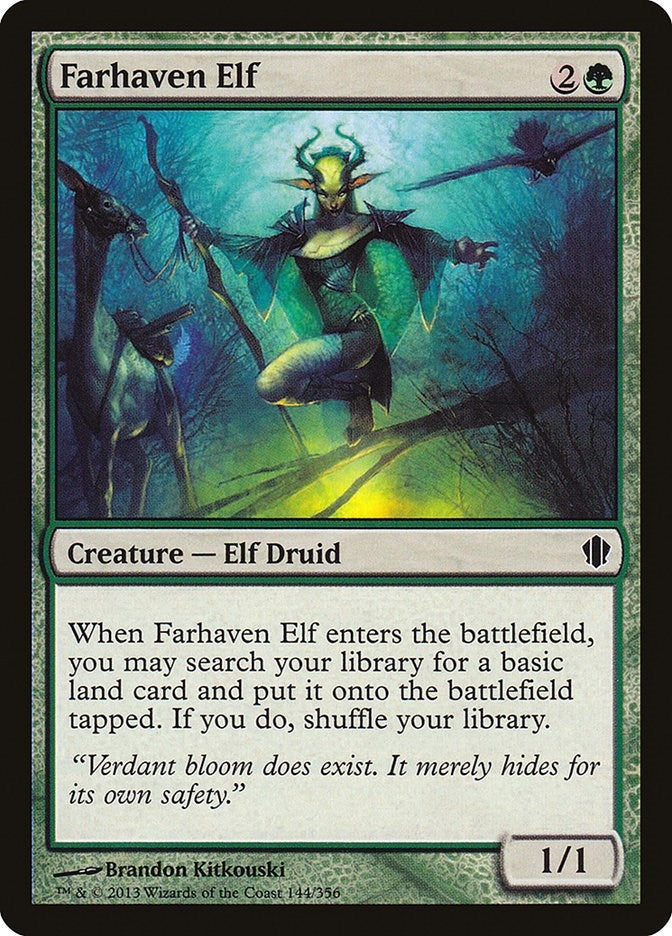 Image for Farhaven Elf (144) [Commander 2013] - Magic: The Gathering