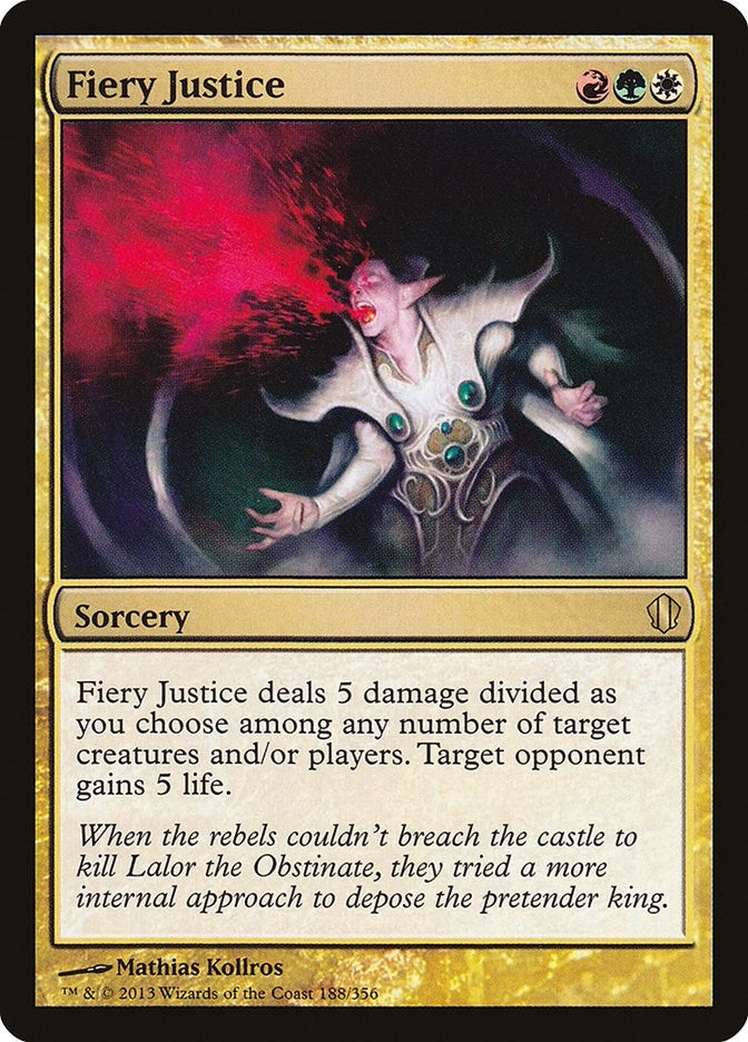 Image for Fiery Justice (188) [Commander 2013] - Magic: The Gathering