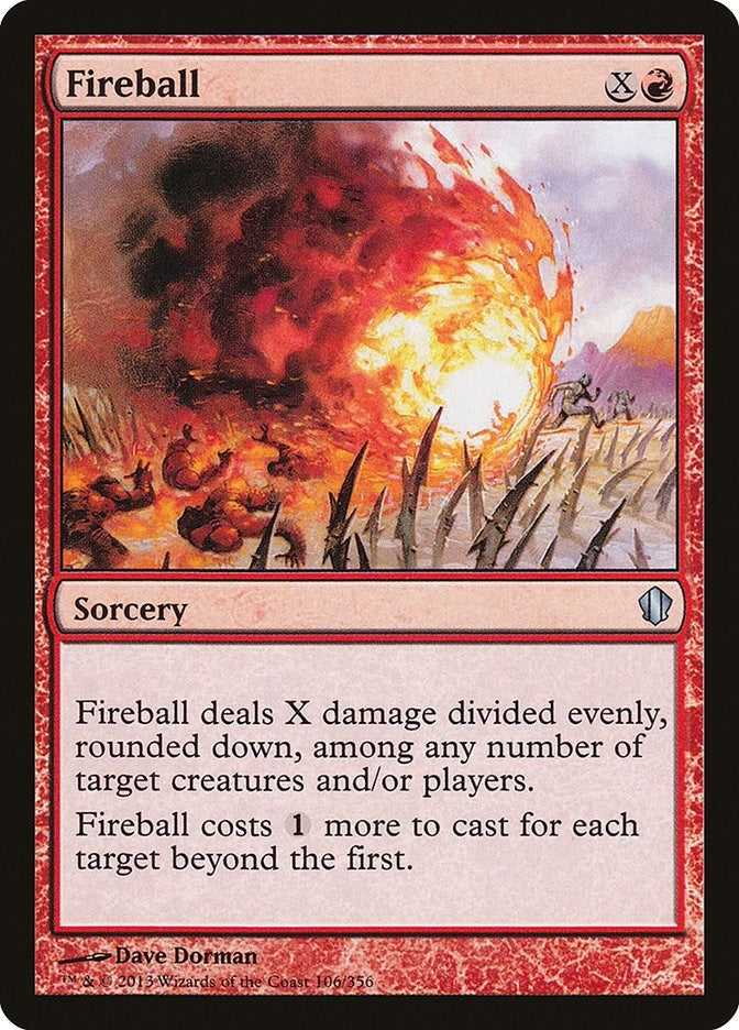 Image for Fireball (106) [Commander 2013] - Magic: The Gathering
