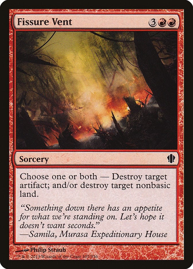 Image for Fissure Vent (107) [Commander 2013] - Magic: The Gathering