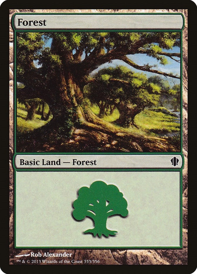 Image for Forest (353) (353) [Commander 2013] - Magic: The Gathering