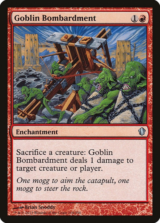 Image for Goblin Bombardment (110) [Commander 2013] - Magic: The Gathering