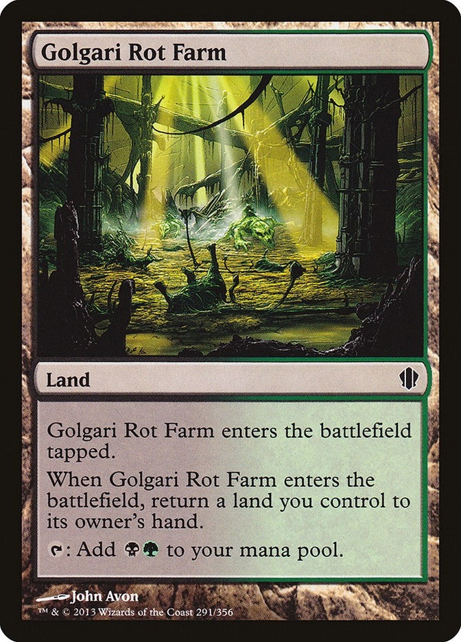 Image for Golgari Rot Farm (291) [Commander 2013] - Magic: The Gathering