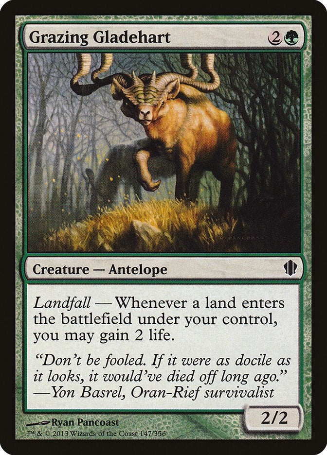 Image for Grazing Gladehart (147) [Commander 2013] - Magic: The Gathering