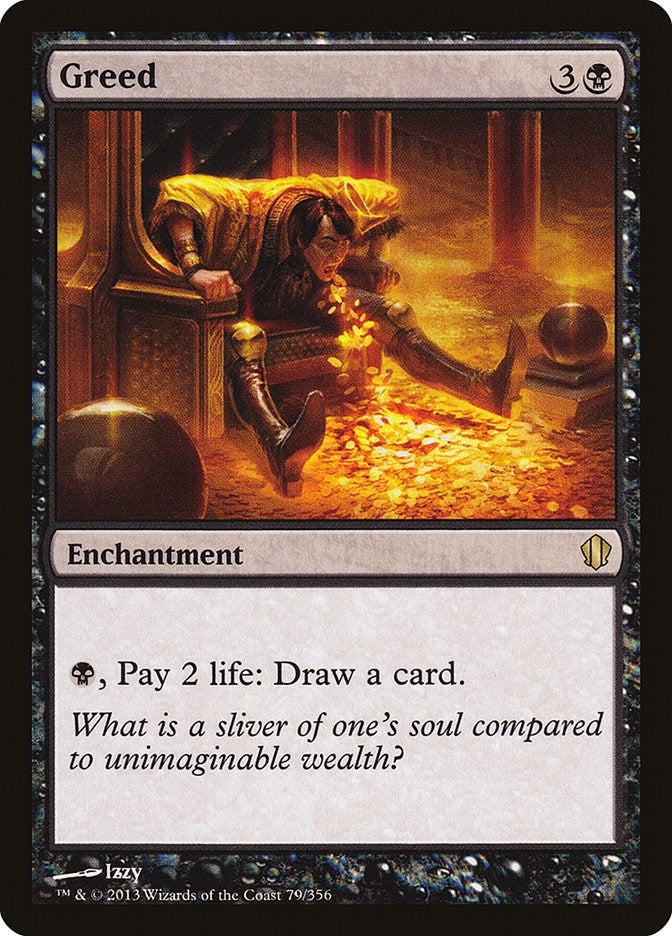 Image for Greed (79) [Commander 2013] - Magic: The Gathering