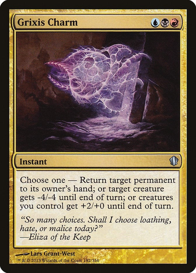Image for Grixis Charm (192) [Commander 2013] - Magic: The Gathering