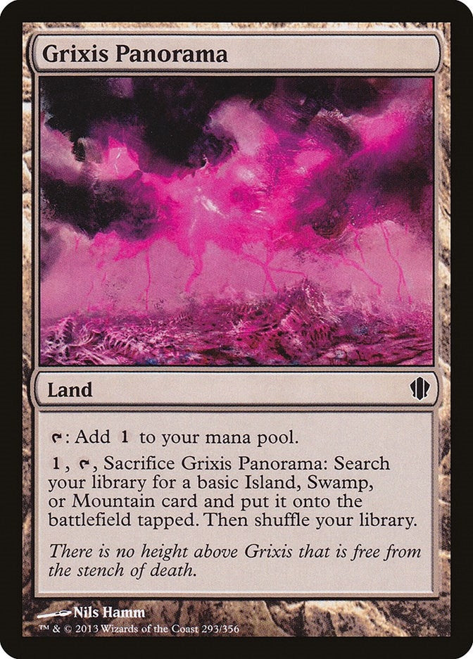 Image for Grixis Panorama (293) [Commander 2013] - Magic: The Gathering