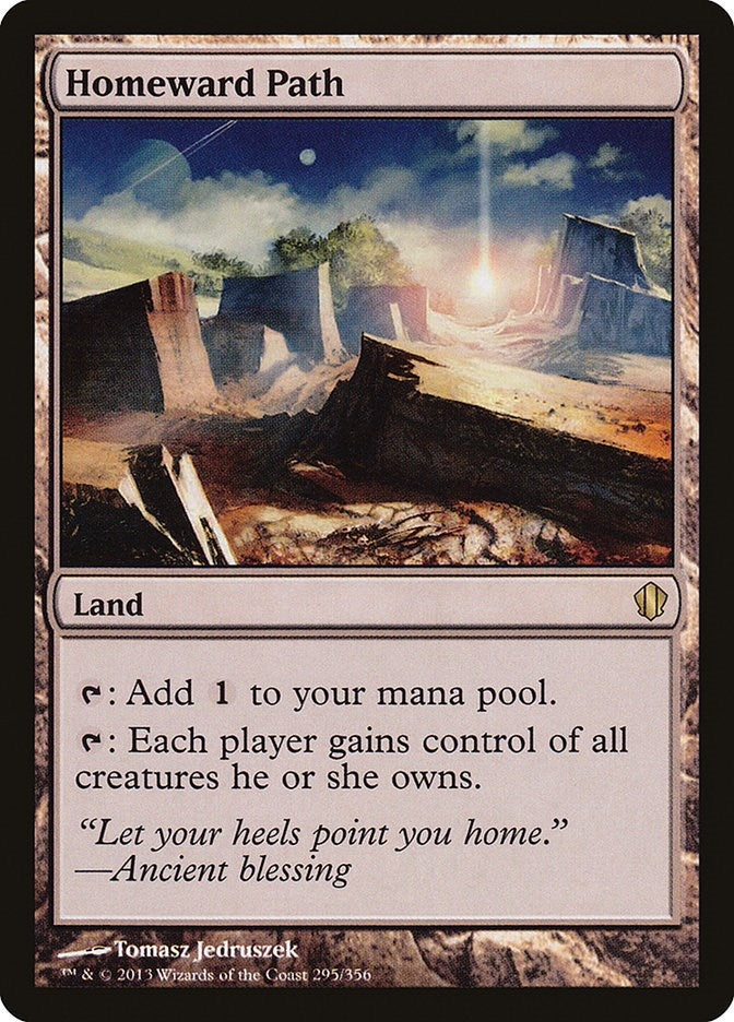 Image for Homeward Path (295) [Commander 2013] - Magic: The Gathering