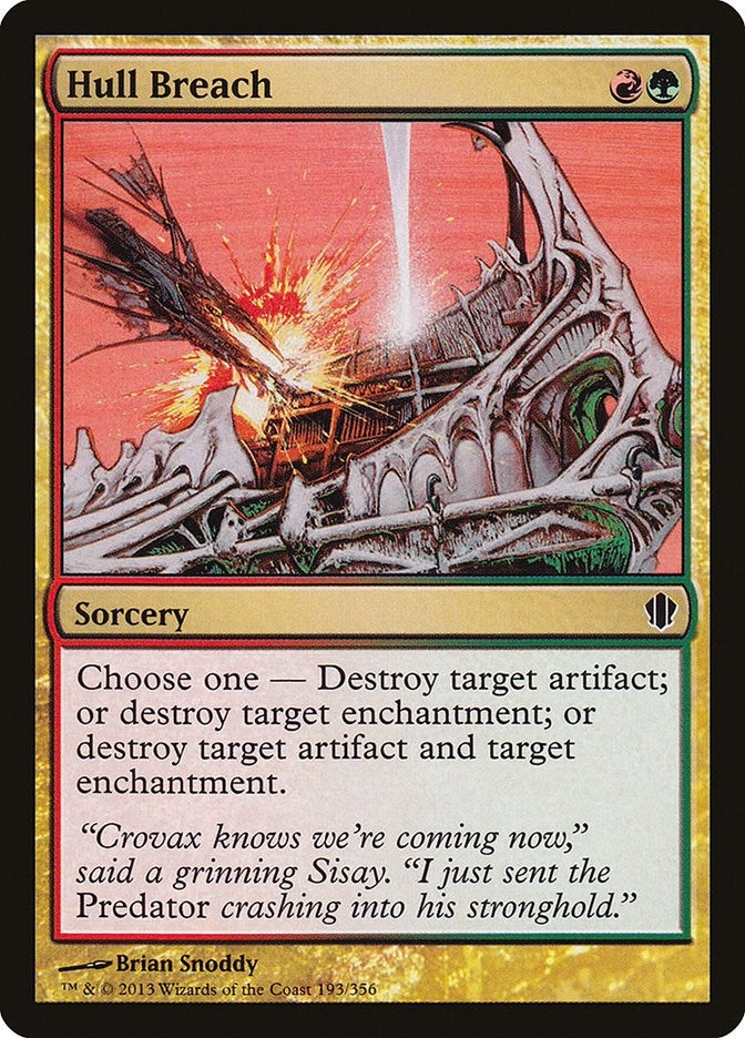 Image for Hull Breach (193) [Commander 2013] - Magic: The Gathering