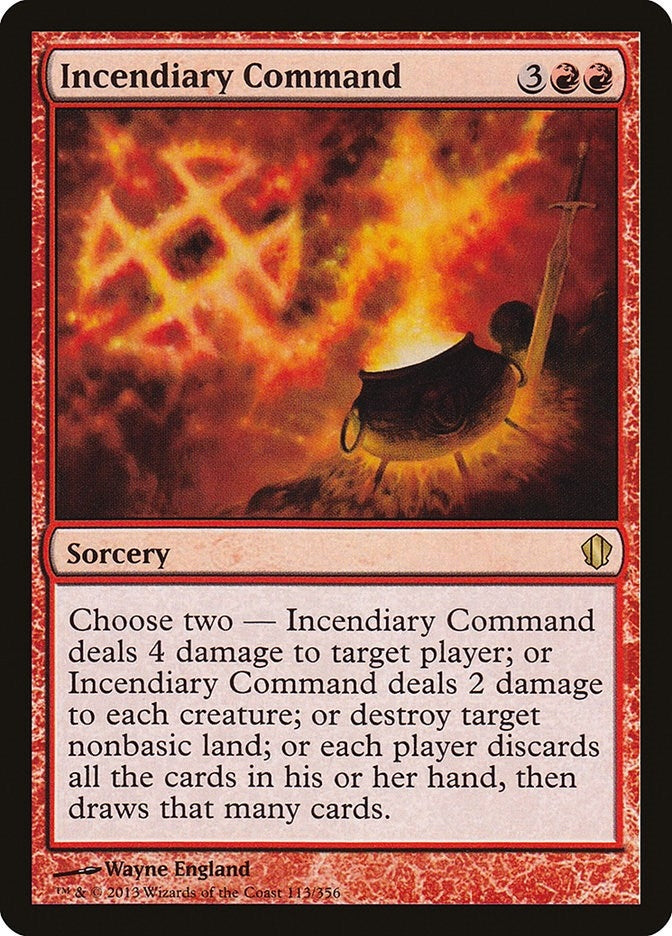 Image for Incendiary Command (113) [Commander 2013] - Magic: The Gathering