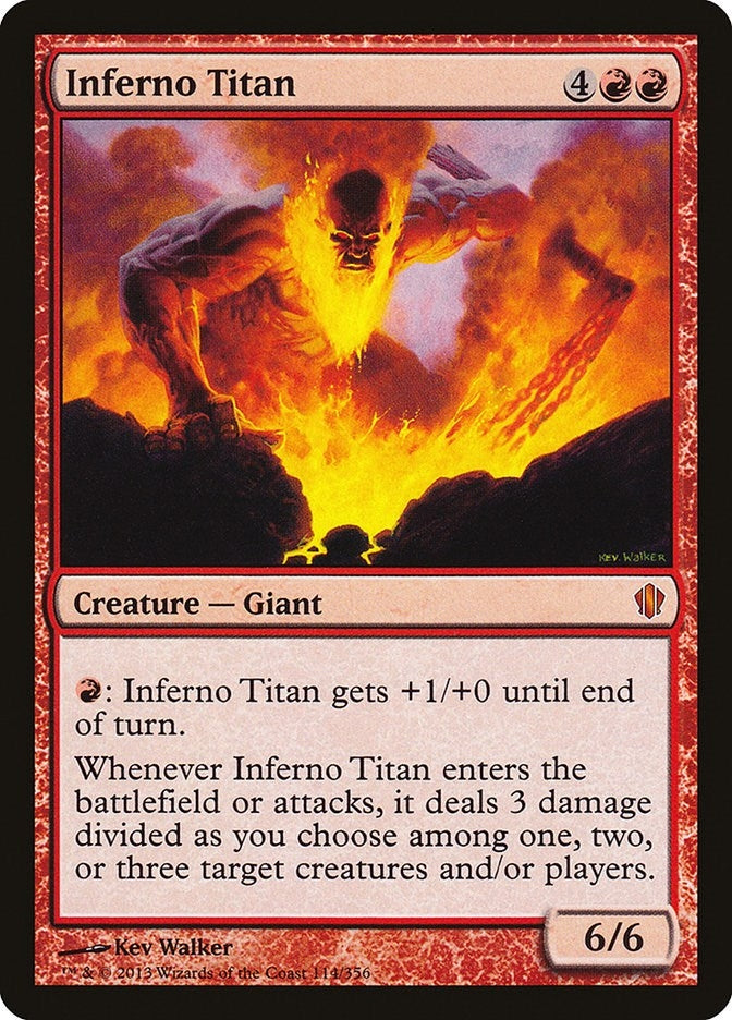 Image for Inferno Titan (114) [Commander 2013] - Magic: The Gathering