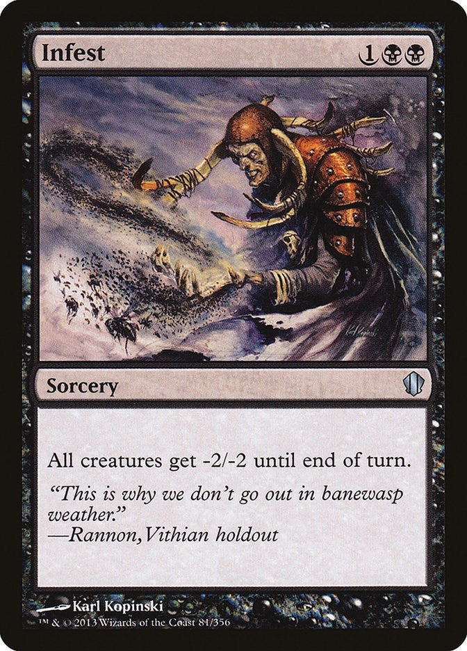 Image for Infest (81) [Commander 2013] - Magic: The Gathering