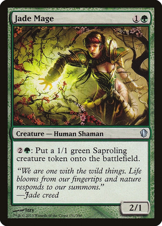 Image for Jade Mage (151) [Commander 2013] - Magic: The Gathering