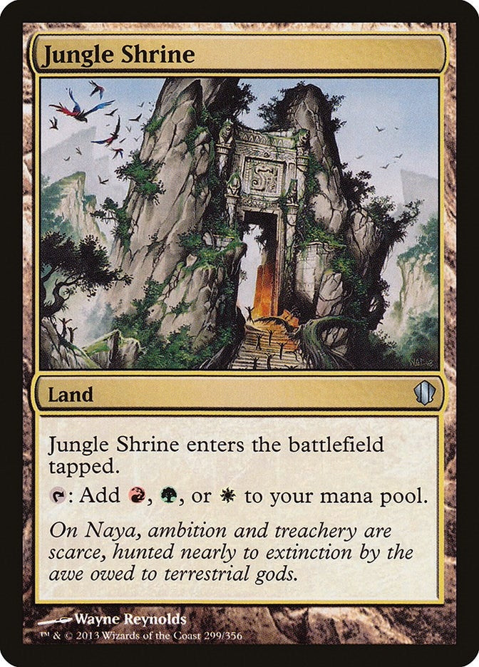 Image for Jungle Shrine (299) [Commander 2013] - Magic: The Gathering