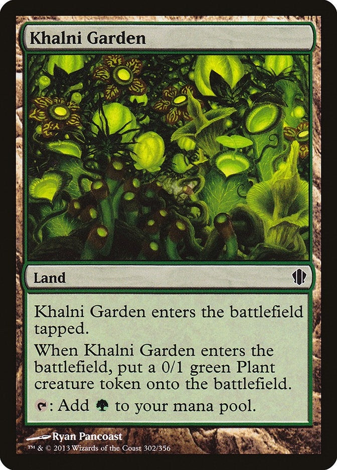 Image for Khalni Garden (302) [Commander 2013] - Magic: The Gathering
