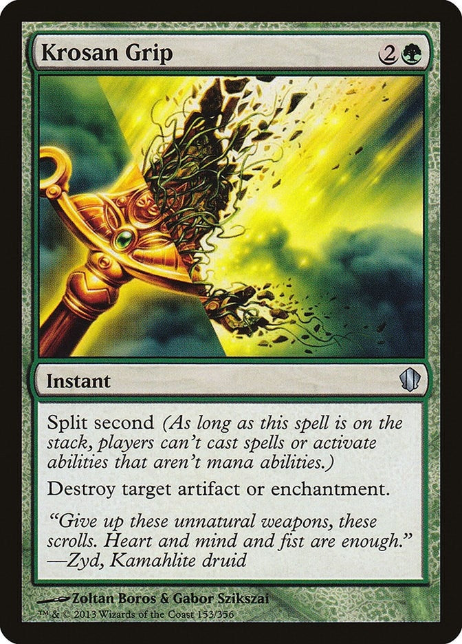 Image for Krosan Grip (153) [Commander 2013] - Magic: The Gathering