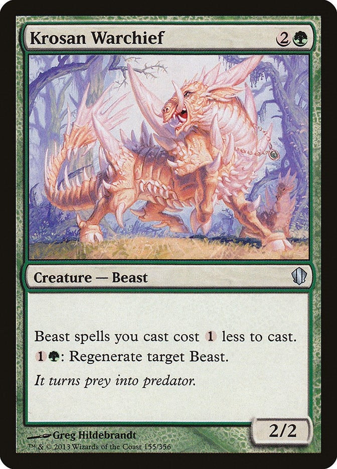 Image for Krosan Warchief (155) [Commander 2013] - Magic: The Gathering