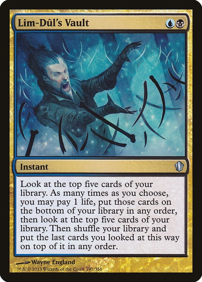 Image for Lim-Dul's Vault (197) [Commander 2013] - Magic: The Gathering