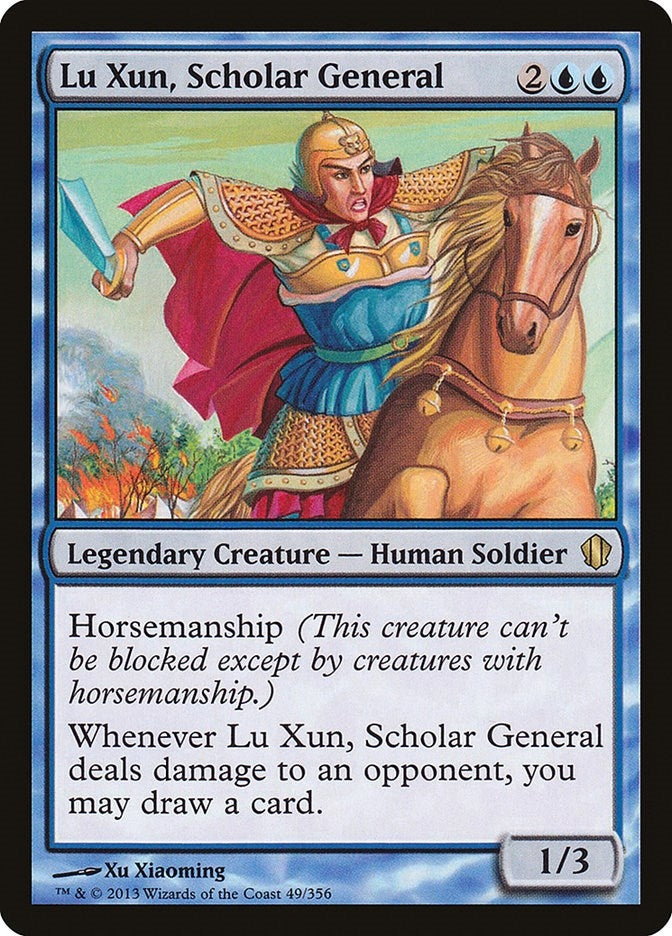 Image for Lu Xun, Scholar General (49) [Commander 2013] - Magic: The Gathering