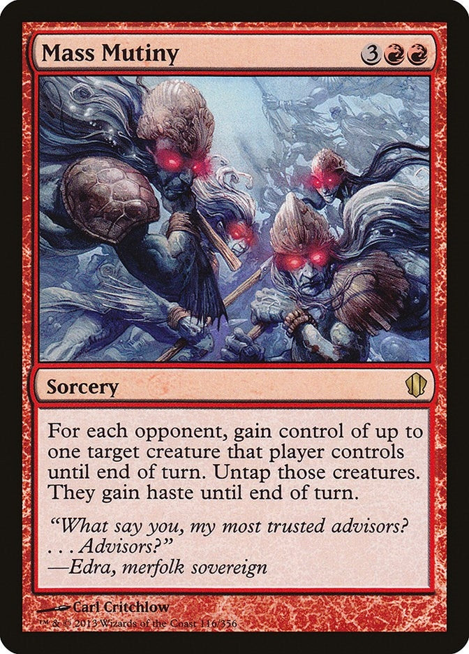 Image for Mass Mutiny (116) [Commander 2013] - Magic: The Gathering