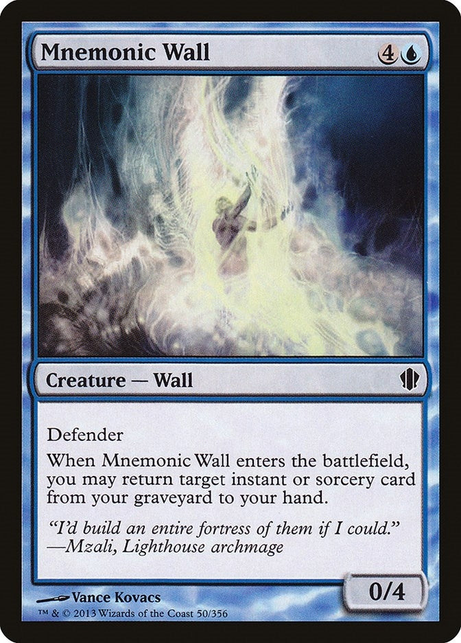 Image for Mnemonic Wall (50) [Commander 2013] - Magic: The Gathering