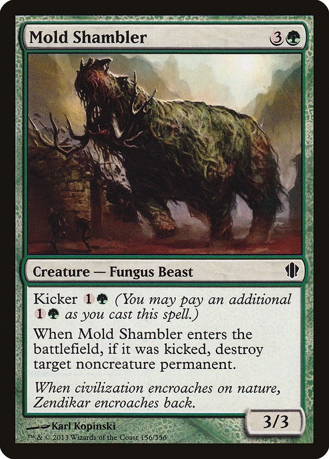 Image for Mold Shambler (156) [Commander 2013] - Magic: The Gathering