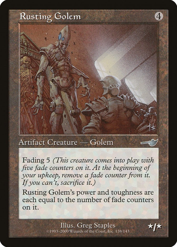 Image for Rusting Golem (138) [Nemesis] - Magic: The Gathering