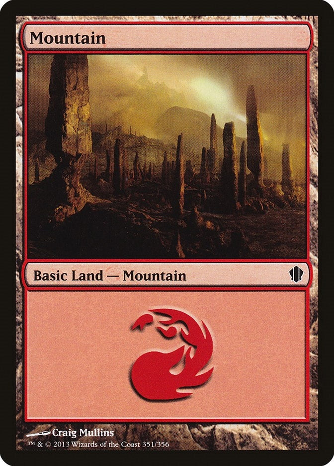 Image for Mountain (351) (351) [Commander 2013] - Magic: The Gathering