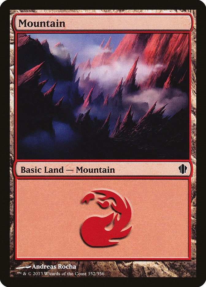 Image for Mountain (352) (352) [Commander 2013] - Magic: The Gathering