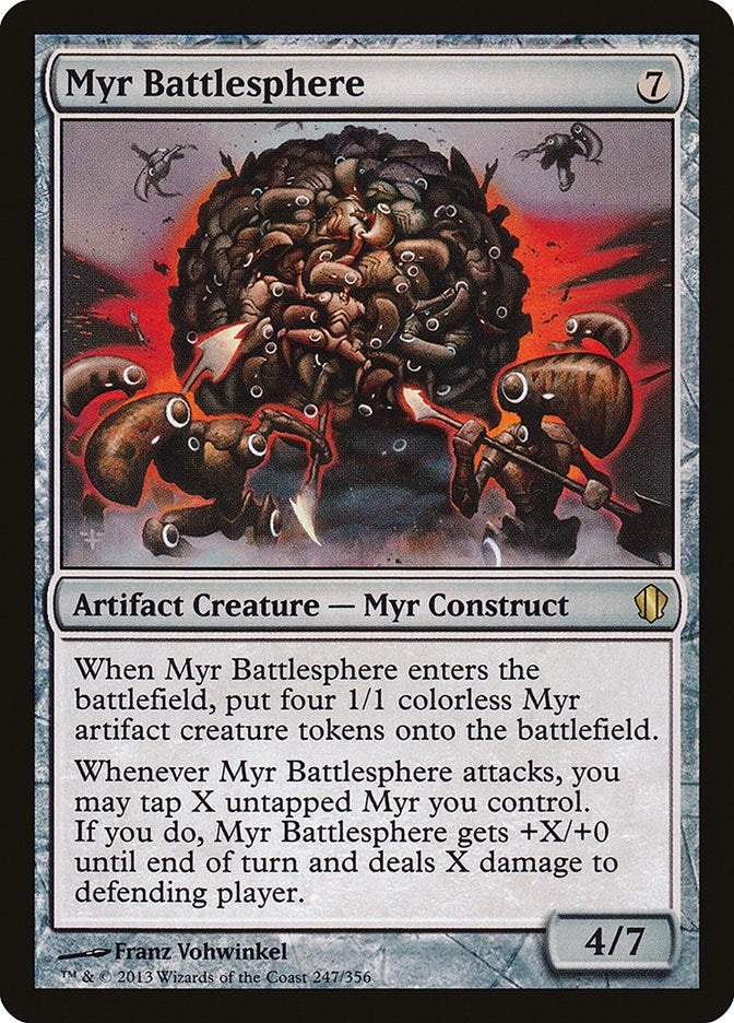 Image for Myr Battlesphere (247) [Commander 2013] - Magic: The Gathering