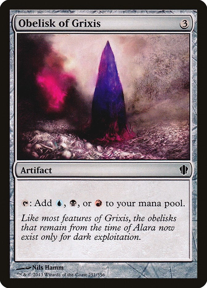 Image for Obelisk of Grixis (251) [Commander 2013] - Magic: The Gathering